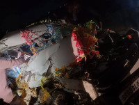 जन्ती जाँदै गरेको कार दुर्घटना हुँदा चालकको मृत्यु, एकजना गम्भीर