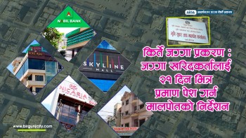 भू–माफियाबाट खरिद गरेकाे किर्ते जग्गा प्रकरण : खरिद कर्ता व्यक्ति, बैंक र हाेटल लगायतलाई प्रमाण पेश गर्न आदेश