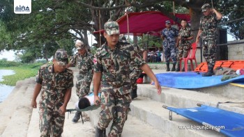 बारामा ‘अभ्यास मनसुन–५’ अन्तर्गत बाढीजन्य विपद् व्यवस्थापन अभ्यास सम्पन्न