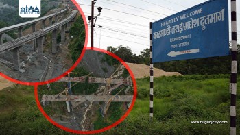 काठमाडौं–तराई/मधेश द्रुतमार्ग (फास्ट ट्र्याक) निर्माणले गति लियो,  ४२.१३% भौतिक प्रगति