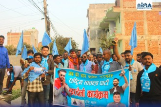 हरि पन्तको श्रीपुरदेखि नगवासम्म रास्वपाको मजबुत उपस्थिति, घरदैलोमा जनलहर