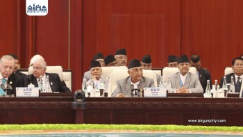 प्रधानमन्त्री ओलीद्वारा शाङ्घाइ शिखर सम्मेलनलाई सम्बोधन (तस्वीरहरू)