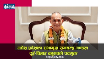 मधेश प्रदेशका सभामुख रामचन्द्र मण्डल दुई–तिहाइ बहुमतले पदमुक्त