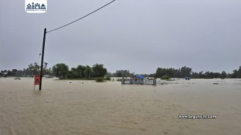 रौतहटमा बाढीको प्रकोप : महेशपुर गाउँ डुबानमा, गौर र गरुडा पनि जलमग्न