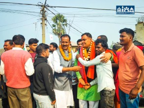 स्थायित्व र समृद्धिका लागि कांग्रेस अपरिहार्य भन्ने संकल्पका साथ वीरगञ्ज–१८ मा अनिल रुङटाको घरदैलो उत्साहपूर्ण समपन्न