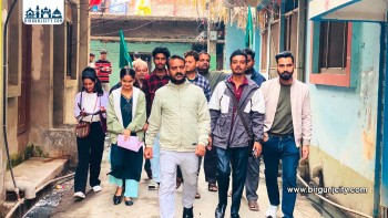 वीरगञ्ज–७ मा रामकिशोर सिंह (पराग) को घरदैलो कार्यक्रम सम्पन्न