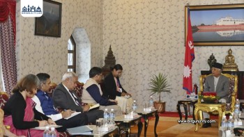 भारतीय विदेश सचिव विक्रम मिश्रीले राष्ट्रपति पौडेलसँग भेटवार्ता, काठमाडौंमा दुई दिने भ्रमण