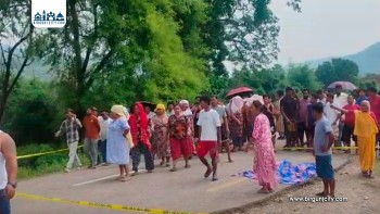 रौतहटमा गाडीको ठक्करबाट युवकको मृत्यु, स्थानीयको आक्रोशपछि पूर्व–पश्चिम राजमार्ग सात घण्टा अवरुद्ध