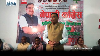 वीरगंजमा महाशिवरात्रिको अवसरमा अनिल रुङटाद्वारा पशुपतिनाथ मन्दिरमा दर्शन तथा शुभकामना