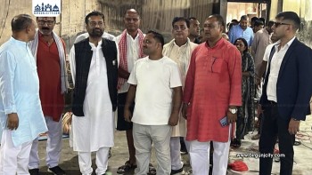 जेनजी आन्दोलनपछिको क्षति अवलोकन गर्न धनुषा पुग्नुभयो पूर्व उपसभापति निधि