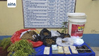 रौतहटमा गाँजासहित एक जना पक्राउ