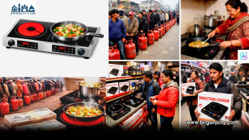 ग्यास अभावले बढायो विद्युत चुलोको माग