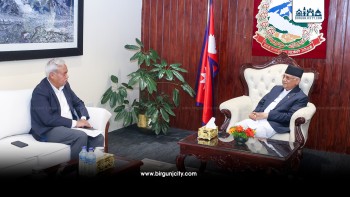 प्रधानमन्त्री ओली र भारतीय राजदूतबीच भेट, भारत–पाकिस्तान तनावबारे छलफल