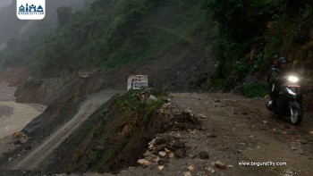 बीपी राजमार्ग बन्द भएपछि टीकाभैरव–हेटौँडा सडक (कान्ति लोकपथ)मा सवारी चाप, तर जोखिम यथावत्