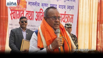 मधेस प्रदेशका मुख्यमन्त्री कृष्णप्रसाद यादव आज प्रदेश सभाबाट विश्वासको मत लिँदै