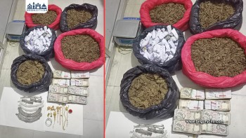 वीरगंजमा चोरी र लागुऔषध प्रकरणमा एक युवक पक्राउ, सुनचाँदी र नगदसहित गाँजा बरामद