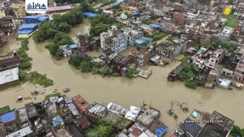 मधेशमा अविरल वर्षा : जनजीवन प्रभावित, जनकपुरधाम जलमग्न