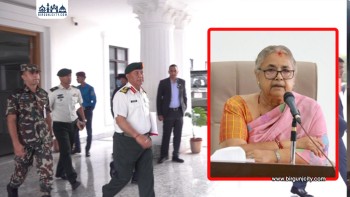 प्रधानमन्त्री कार्की र प्रधानसेनापति सिग्देलबीच शान्ति–सुरक्षाबारे भेटवार्ता