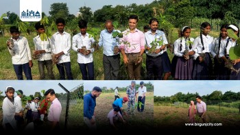 छपकैयामा विश्व वातावरण दिवसमा ४५० बिरुवा रोपियो