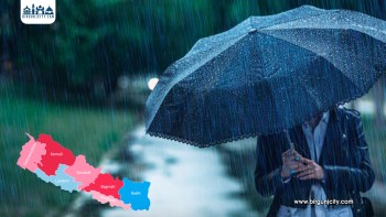 देशभर मनसुन सक्रिय, केही ठाउँमा भारी वर्षाको सम्भावना