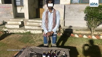 हतियार र लागुऔषध बोकेर नेपाल छिरेका भारतीय नागरिक पक्राउ