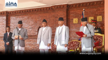 राष्ट्रपति पौडेलद्वारा ज्येष्ठ सदस्य केसीलाई शपथ, संसद् सञ्चालनको जिम्मेवारी सम्हाल्दै