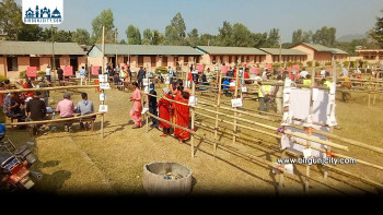 सिराहामा ५० प्रतिशत मतदान सम्पन्न