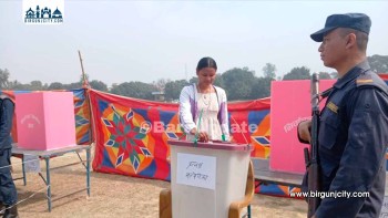 बारामा नमुना मतदान कार्यक्रम सम्पन्न